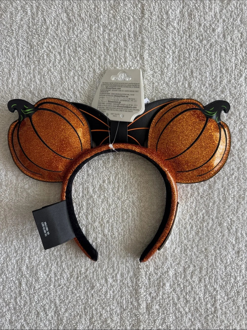 Disney Disney Vacation club Member Bat Pumpkin Halloween Mickey Ears Headband